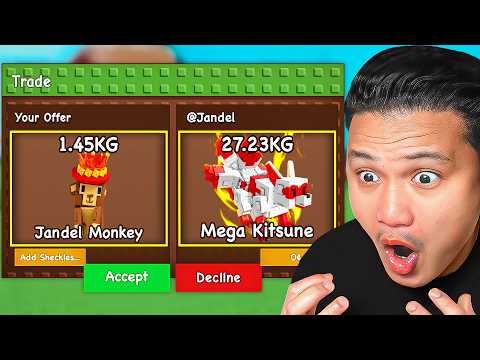 Trading ADMIN Pet in Grow A Garden for 100 Hours