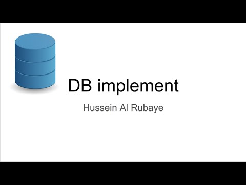 &#x202a;2-Database implement| خطوات بناء قاعدة البيانات&#x202c;&rlm;