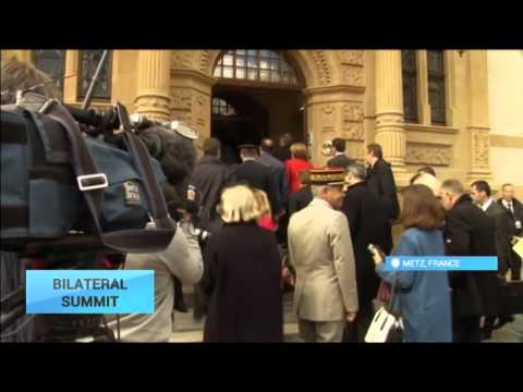 Merkel Meets Hollande: Bilateral talks take place during Franco-German summit