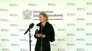 Ministra edukacji Barbara Nowacka – wypowiedź w związku z raportem Stowarzyszenia „NIGDY WIĘCEJ” o przemocy wobec dzieci, 1.09.2026.