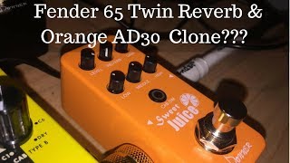 Video thumbnail for Donner Sweet Juice Review -★ Fender 65 Twin Reverb & Orange AD30  Clones ★ First Look by Greg Kocis