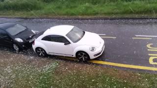 Witton Park Hail Stones 1st July