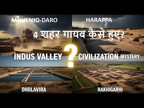 4 प्राचीन शहर जो अचानक गायब हो गए 😱 | Indus Valley Civilization Mystery (Hindi Documentary)