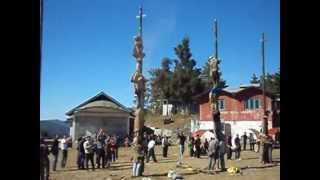 preview picture of video 'Aphu Kemghe kejutile- Bamboo pole climbing competition'