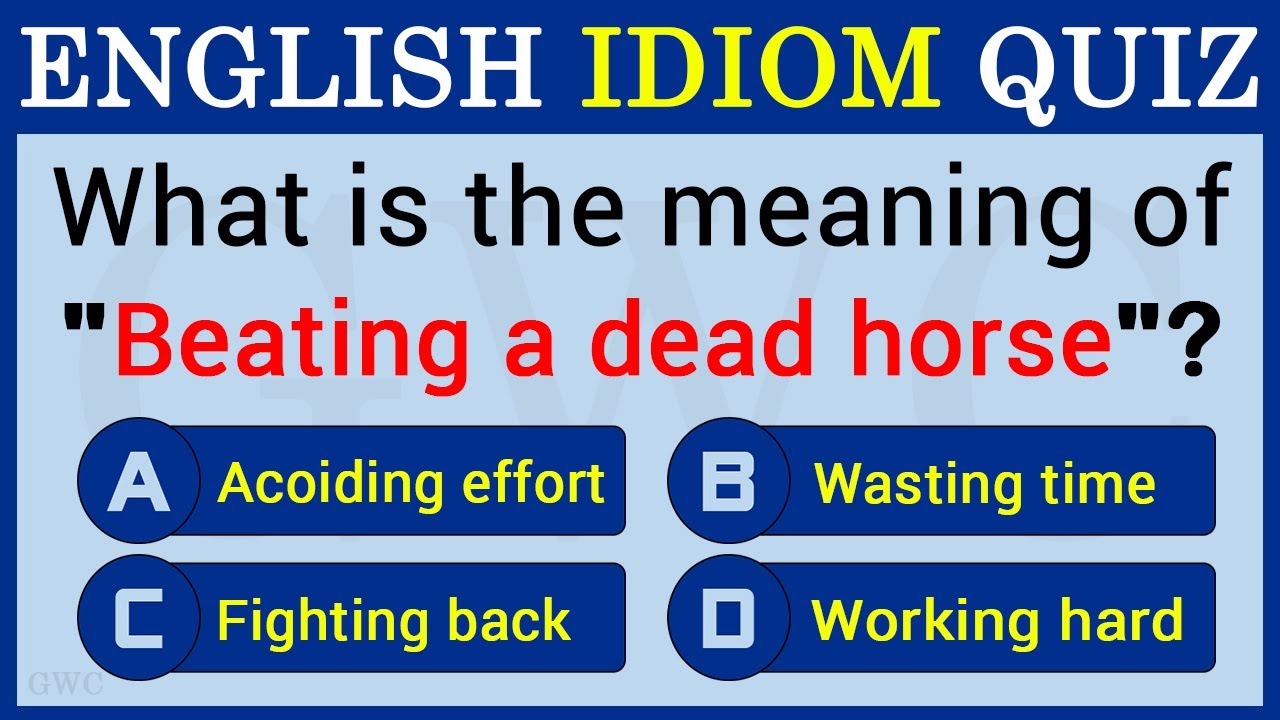 Master English Idioms in 5 Minutes a Day! #challenge 28