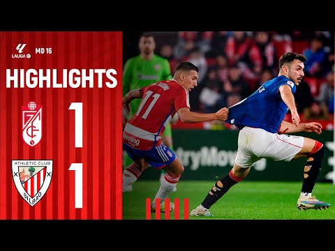 RESUMEN | Granada CF 1-1 Athletic Club | LaLiga EA Sports 2023-24 MD16