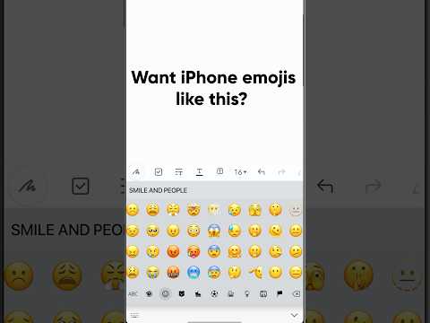 iPhone Emojis on Android? Do This! 🔥📱