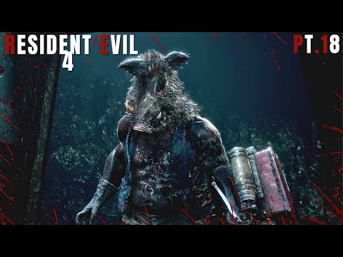 Resident Evil 4 remake Walkthrough Part 18- Pig Man (4K)