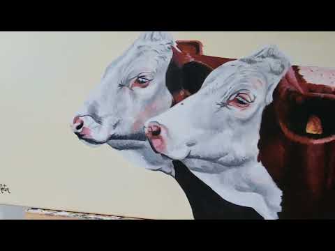 Original oil painting on canvas ,, 2 Friends'' - Image 2