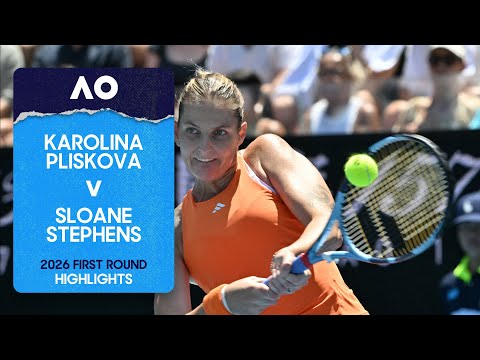 Karolina Pliskova v Sloane Stephens Highlights | Australian Open 2026 First Round