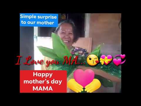 🦍🦧PAANO MO IPAPAKITA ANG IYONG LOVE SA IYONG NANAY IN A SIMPLEST WAY  || MOTHER'S DAY SPECIAL Video