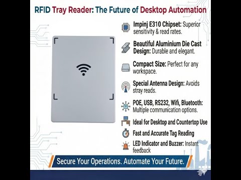 CX111T RFID Tray – Compact UHF Reader for Retail & Inventory