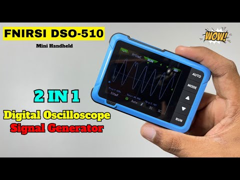 FNIRSI DSO-510 Mini Handheld Digital Oscilloscope DDS Signal Generator