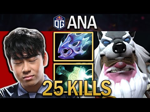 OG.ANA SMURF SNIPER WITH MOON SHARD - MJOLNIR - DOTA 2 PRO GAMEPLAY