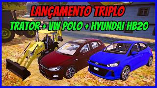 ????Proton Bus Simulator | Novo Mod Trator Retro Escavadeira | Novo Mod de Carro Hyundai HB20 e VW Polo