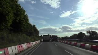 preview picture of video 'Driving Along Temeside Way, Broomhall Way, Crookbarrow Way & Whittington Road, Worcester, England'