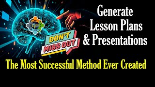 Generate Lesson Plan and Presentation - Mind Blasting