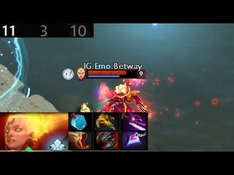 Emo - Lina | IG vs Thunder Predator  (game 1) BO2 | The International 2021