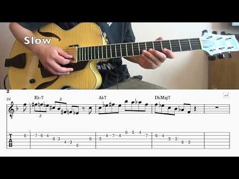 Lick of the Day #30 - Wes Montgomery ii V Lick with TAB