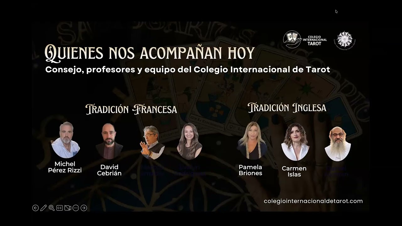 Mesa Redonda del Colegio Internacional de Tarot | Nivel 2, Reconocimientos y El Sendero