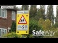 SafeWay Flashing LED School Zone Sign