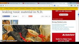 MORE NUCLEAR PROBLEMS NOW A RADIOACTIVE LEAK IN NORTH DAKOTA