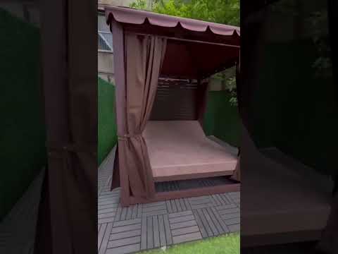 Шезлонг Лежанка Бергамо #садовий #лежак