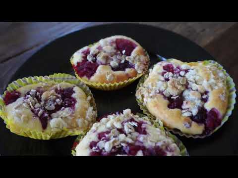 Två enkla bakverk - Hallonmuffins & Dumlekakor