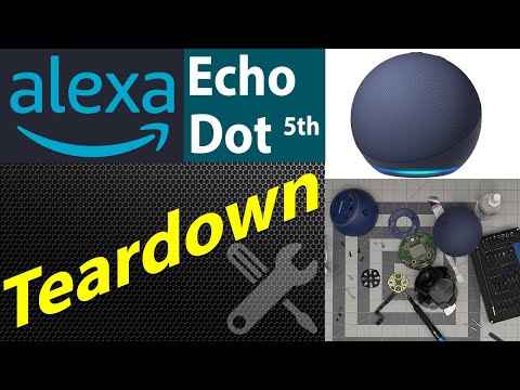 How to Teardown the Alexa Amazon Echo Dot 5th Gen (2022) - Step-by-Step Guide!