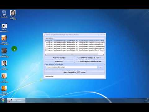 Extract Images From Multiple VCF Files Software
