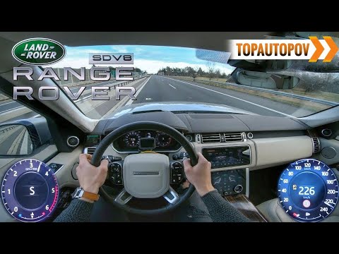 Range Rover 4.4 SDV8 (250kW) |13| 4K TEST DRIVE POV - V8 ENGINE SOUND & ACCELERATION🔸TopAutoPOV