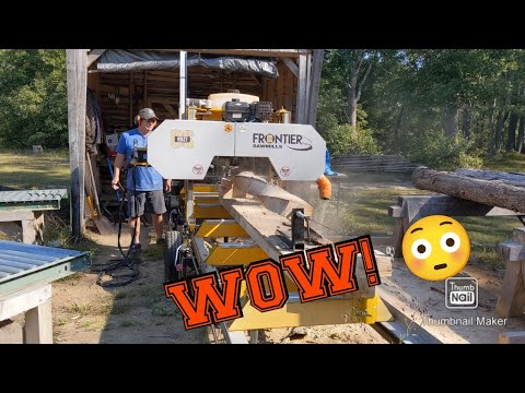 The Most Unique Lumber on the Internet with the Frontier OS27 Sawmill