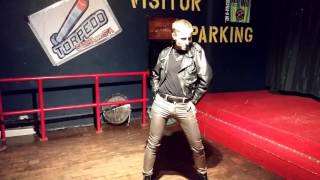 Leonardo DeCapitator - Fem In A Black Leather Jacket