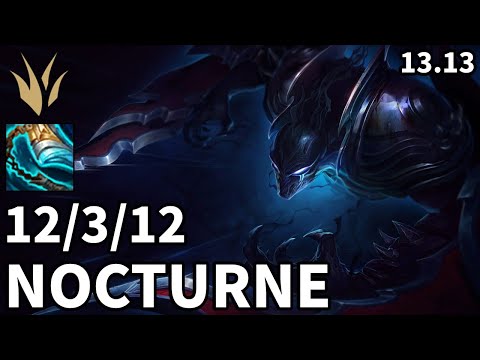 Nocturne Jungle vs Karthus - EUW Master | Patch 13.13
