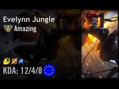 Evelynn Jungle vs Trundle - Amazing - EUW Challenger Path 6.6