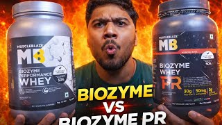 MUSCLEBLAZE BIOZYME performance whey vs BIOZYME PR Whey 