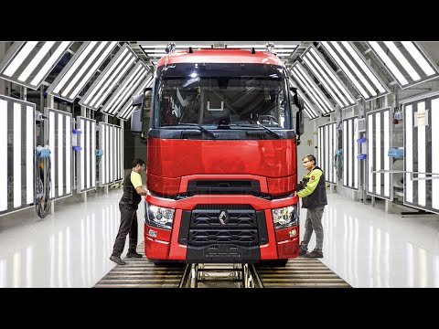 , title : 'Inside Mega Factory Producing Massive European Trucks - Production Line'