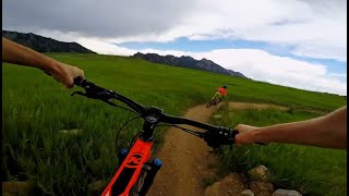 Downhill section of Doudy Draw