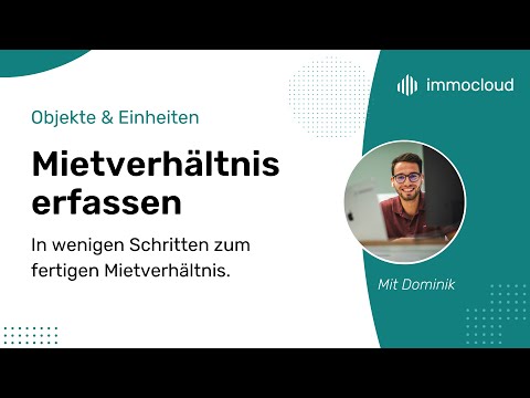 Neues Mietverhältnis erfassen