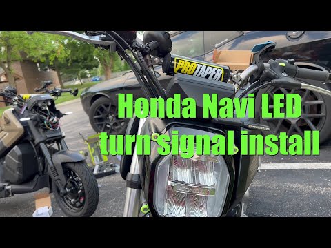 2022 Honda Navi Led turn signal and LED relay install