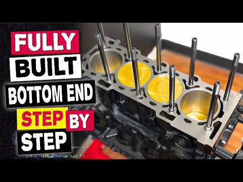 How to Assemble a Fully Built Bottom End for Boost Step by Step - Ebay Turbo Short Block Build Pt 1