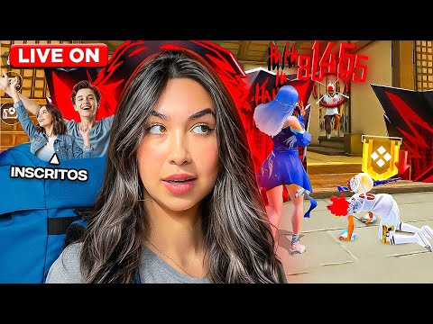VEM QUE EU TE CARREGO PRO MESTRE 😎 FREE FIRE AO VIVO 🎀LETHICIAX FF🎀