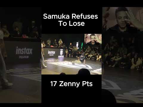 Samuka Refuses To Lose @ Undisputed Tokyo 2024 | Zenny Reacts #shorts #shortsvideo  #breakdance
