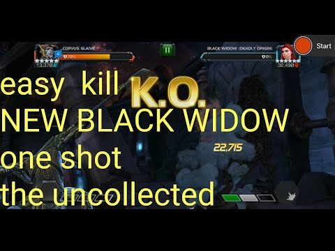 easy kill black widow (deadly origin) one shot the uncollected
