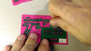 10 Lucky 7&#39;s Scratch off&#39;s ... Am I Lucky?