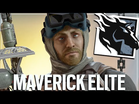 Crossed Eyes Maverick Elite Skin - Rainbow Six Siege