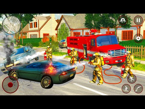 Real Firefighter Simulator 3D - Fire Fighter Truck Driving - Android Gameplay