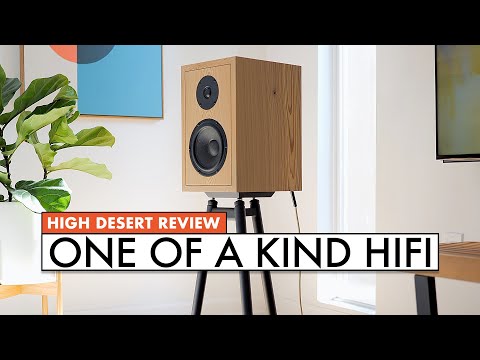 High End HANDMADE SPEAKERS! High Moon High Desert SPEAKER REVIEW