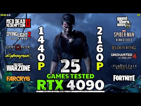 RTX 4090 Test In 25 Games🔥 | Ray Tracing | DLSS | 1440P | 4K | ft. Ryzen 7 5800x3D |