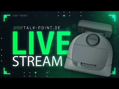 Youtube Livestream 11 Neato D3 - D7  Saugroboter